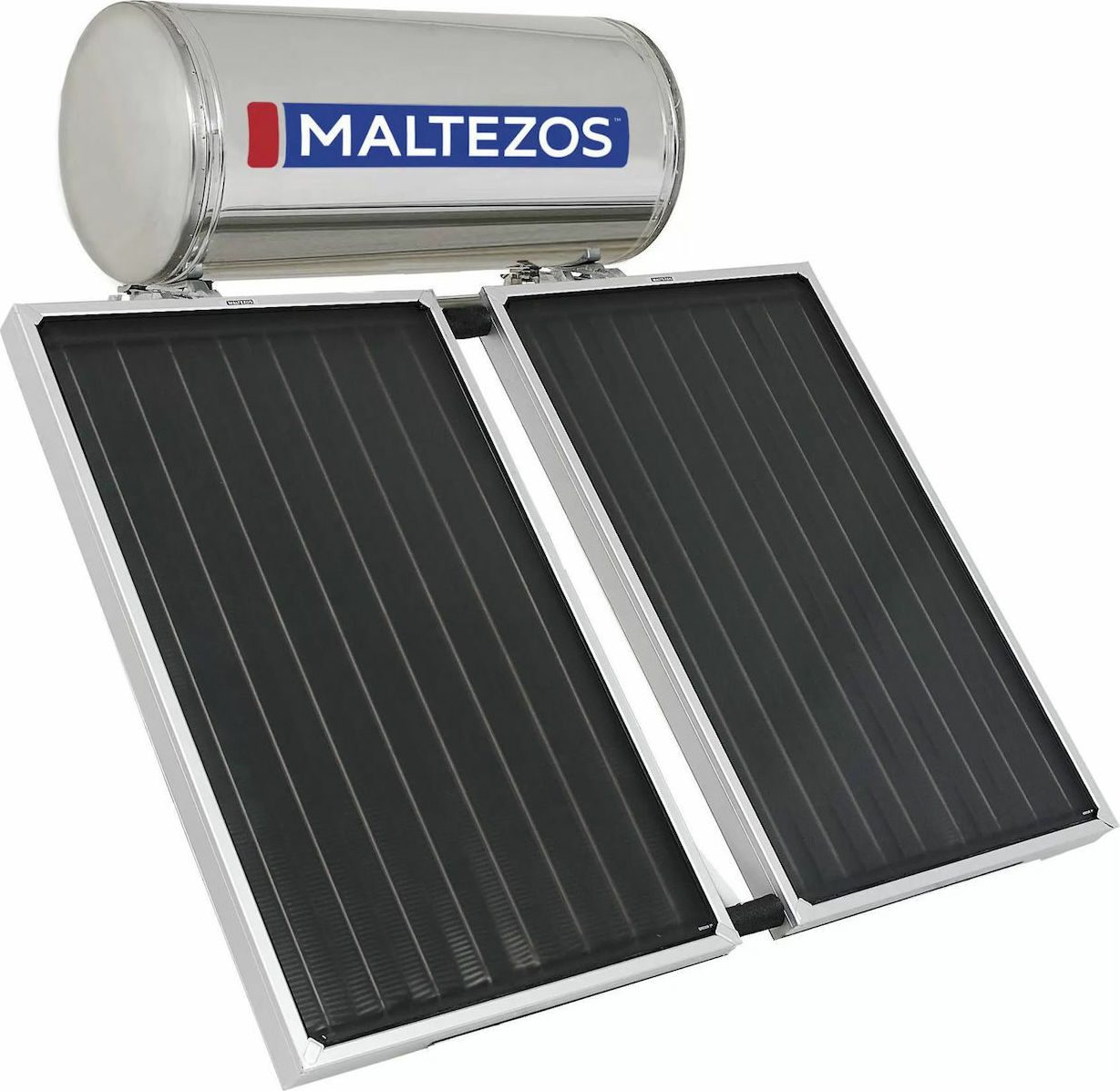 ΜΑΛΤΕΖΟΣ ΗΛΙΑΚΟΣ ΘΕΡΜΟΣΙΦΩΝΑΣ 160Lt / 2,7m2 2 SAC (90 x 150) INOX ΤΡΙΠΛΗΣ ΕΝΕΡΓΕΙΑΣ ΚΕΡΑΜΟΣΚΕΠΗΣ