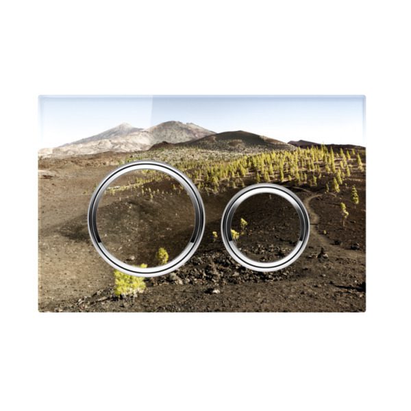 GEBERIT ΜΗΧΑΝΙΚΗ ΠΛΑΚΕΤΑ SIGMA 50 ROUND ΜΕ ΔΑΚΤΥΛΙΟ ΧΡΩΜΕ ΓΥΑΛΙΣΤΕΡΟ 115.884.00.1 (Εφαρμογή πλακιδίων) 16.4 x 24.6 - Image 3