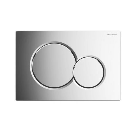 GEBERIT ΜΗΧΑΝΙΚΗ ΠΛΑΚΕΤΑ SIGMA 01 ROUND ΧΡΩΜΕ ΓΥΑΛΙΣΤΕΡΗ 115.770.21.5 16.4 x 24.6
