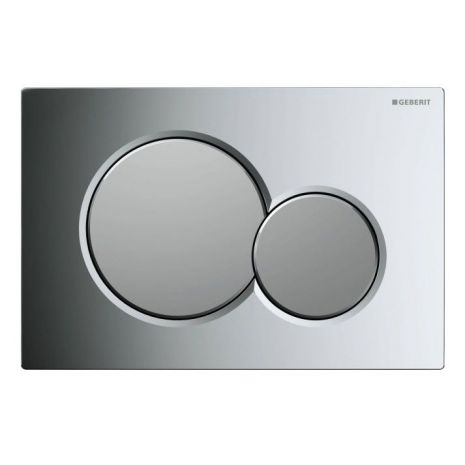 GEBERIT ΜΗΧΑΝΙΚΗ ΠΛΑΚΕΤΑ SIGMA 01 ROUND ΧΡΩΜΕ ΓΥΑΛΙΣΤΕΡΗ ΜΕ ΜΑΤ ΜΠΟΥΤΟΝ 115.770.KA.5 16.4 x 24.6
