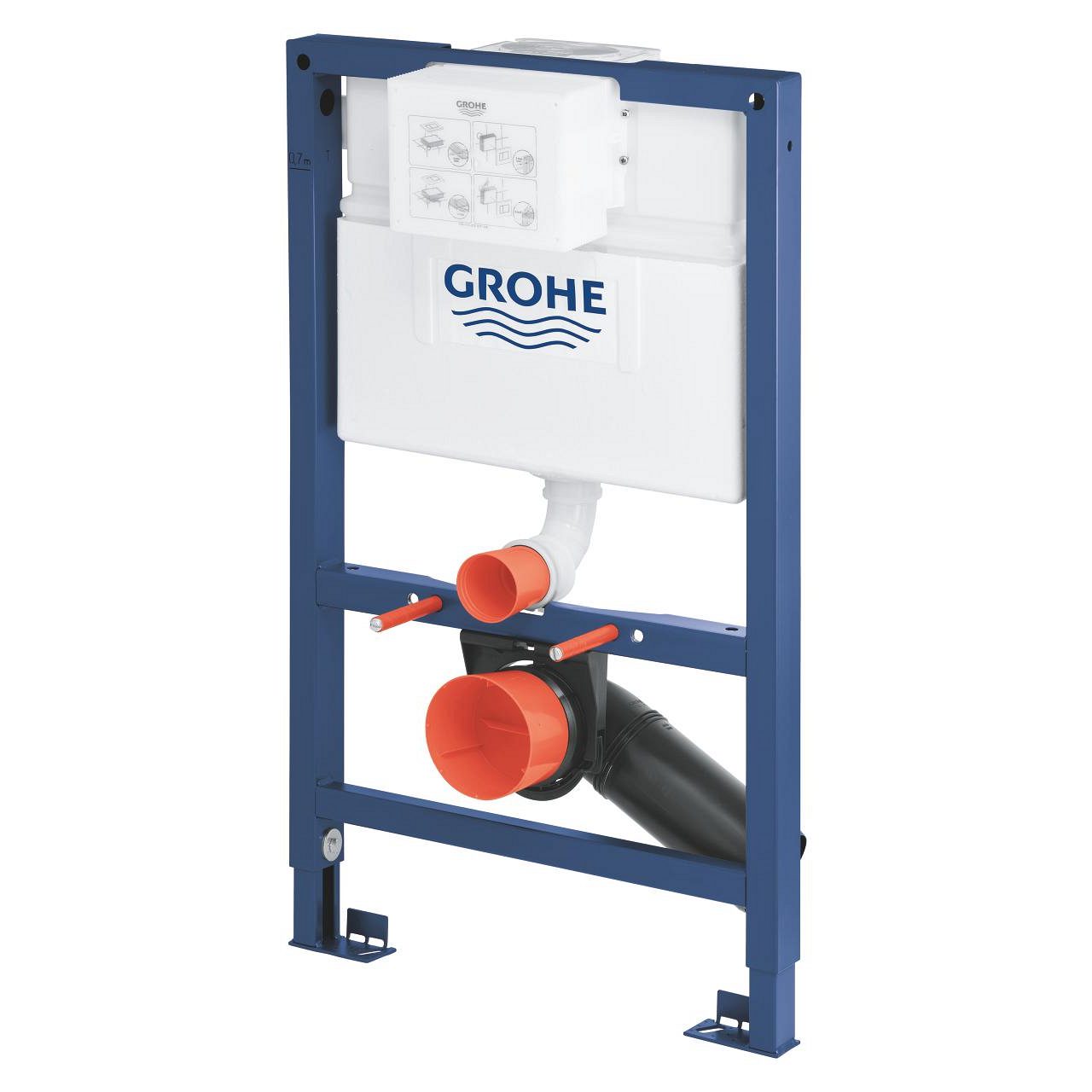GROHE ΕΝΤΟΙΧΙΖΟΜΕΝΟ ΚΑΖΑΝΑΚΙ ΓΥΨΟΣΑΝΙΔΑΣ RAPID SL ΓΙΑ ΚΡΕΜΑΣΤΗ ΛΕΚΑΝΗ 38526000 - Image 3