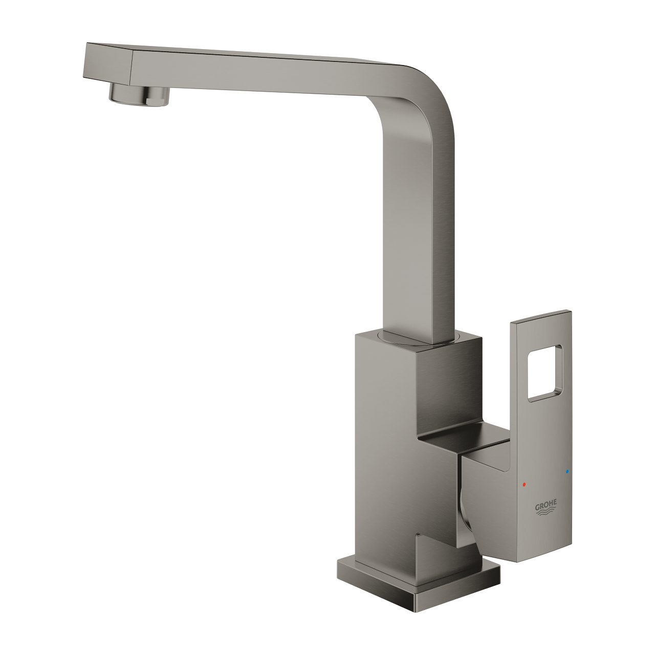 GROHE ΜΠΑΤΑΡΙΑ ΝΙΠΤΗΡΑ EUROCUBE 23135AL0 BRUSHED HARD GRAPHITE - Image 3