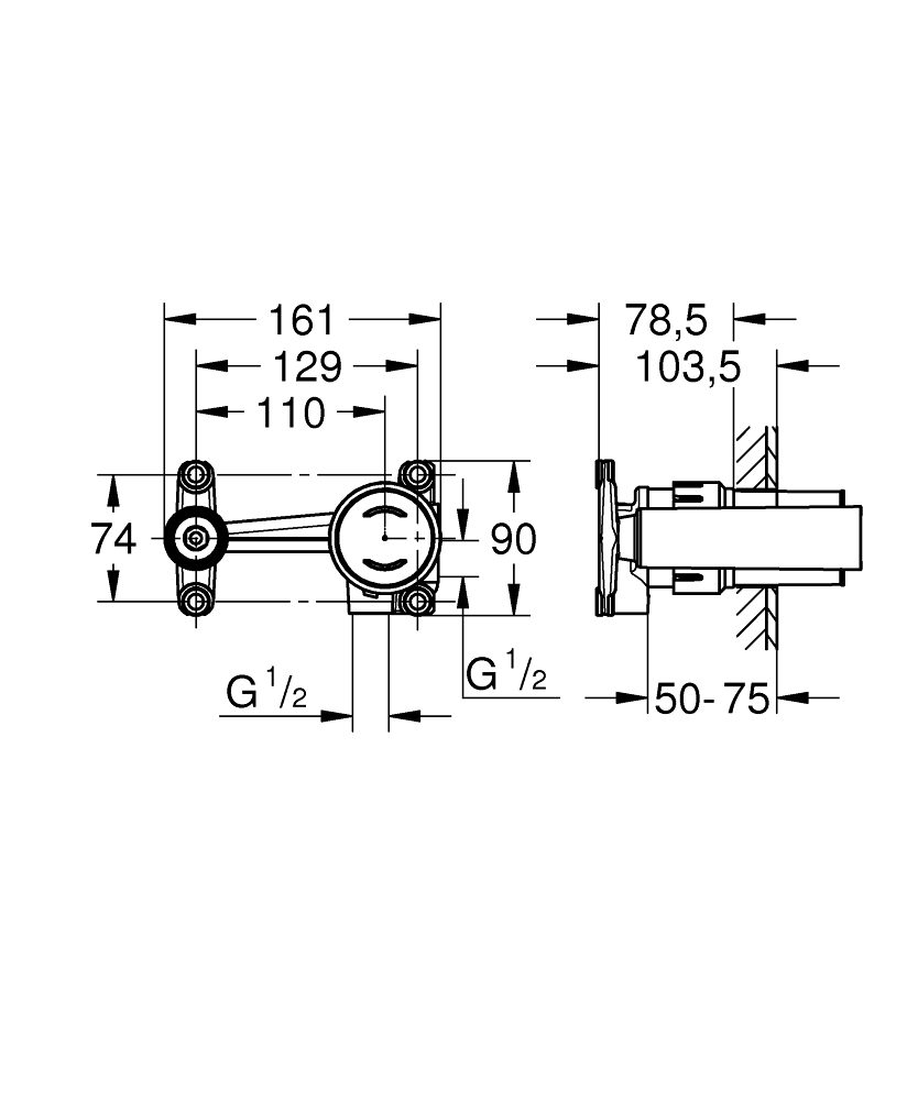 GROHE ΜΗΧΑΝΙΣΜΟΣ ΜΠΑΤΑΡΙΑΣ ALLURE 23429000 - Image 5