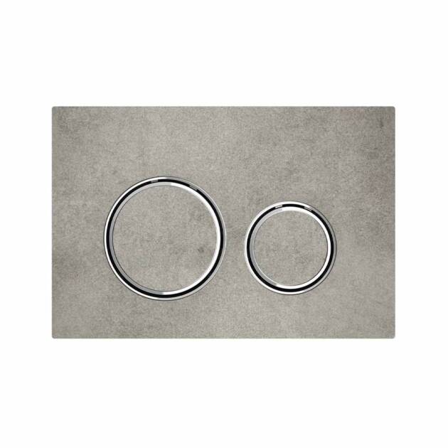 GEBERIT ΜΗΧΑΝΙΚΗ ΠΛΑΚΕΤΑ SIGMA 50 ROUND ΧΡΩΜΑ ΤΣΙΜΕΝΤΟΥ ΜΕ ΔΑΚΤΥΛΙΟ ΧΡΩΜΕ ΓΥΑΛΙΣΤΕΡΟ 115.884.JV.1 16.4 x 24.6