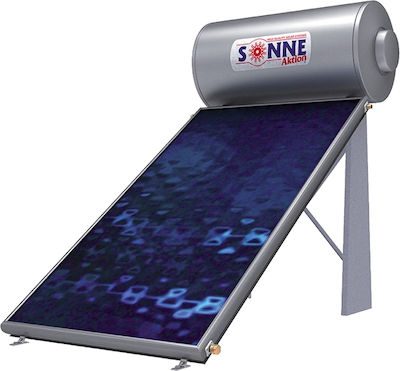 SONNE ATLAS 160lt/2.30m2 GLASS τριπλής ενέργειας για αντλία θερμότητας